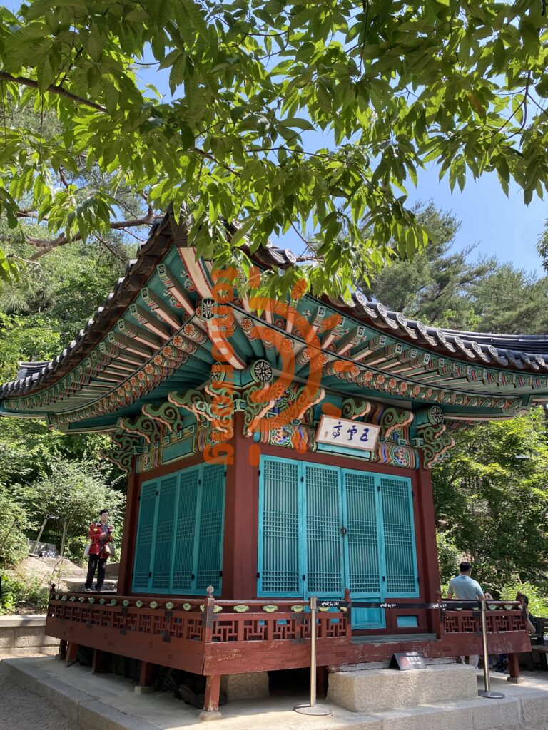 청와대 문화유산 오운정 사진 tomorrong