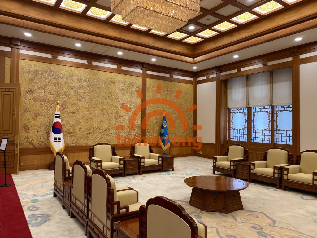 청와대 본관 접견실 사진 대한민국 대통령 접견실 photo by tomorrong