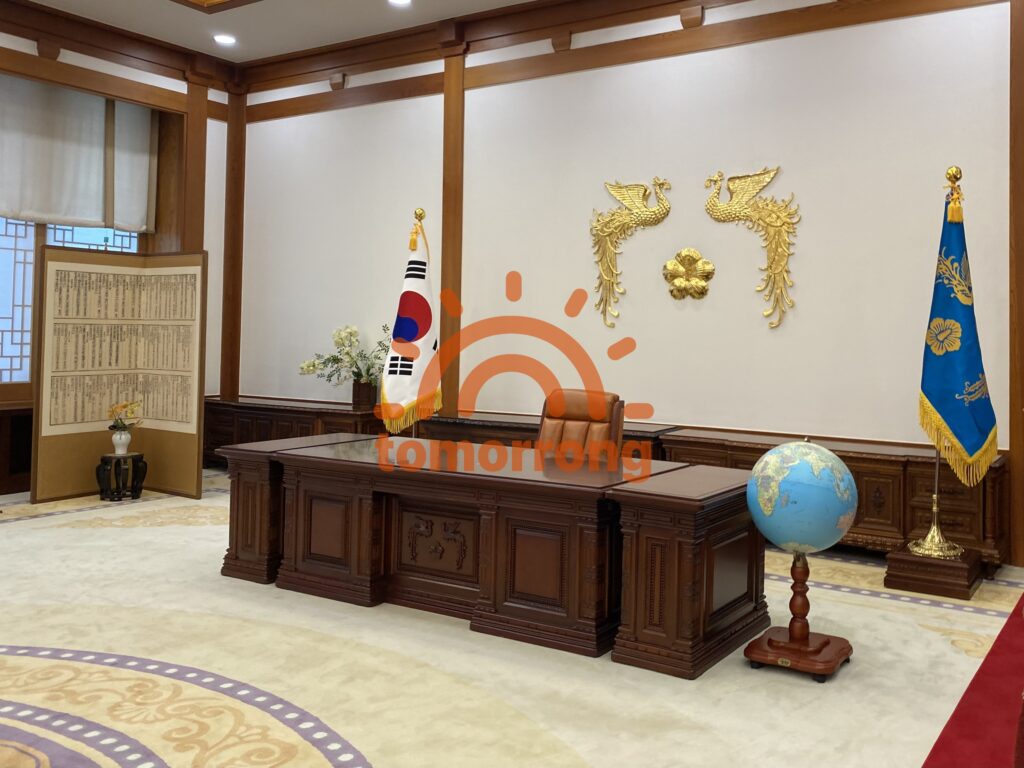 청와대 대통령 집무실 사진 tomorrong