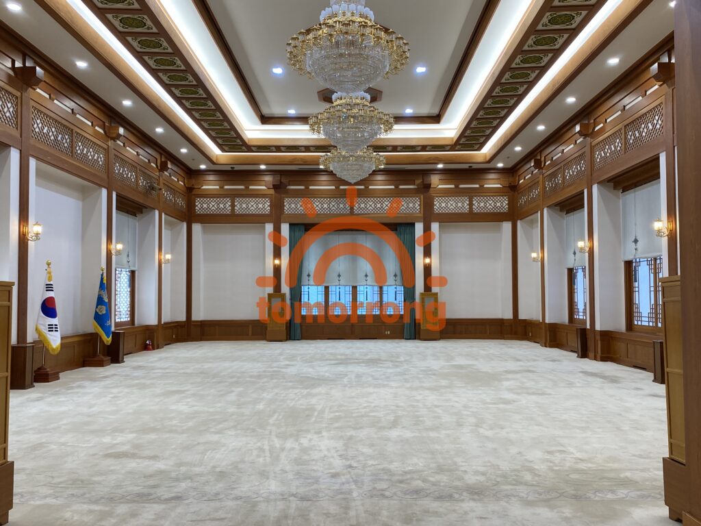 청와대 본관 충무실 사진